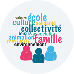 Auray : logo du Projet Educatif Global de la Ville d'Auray
