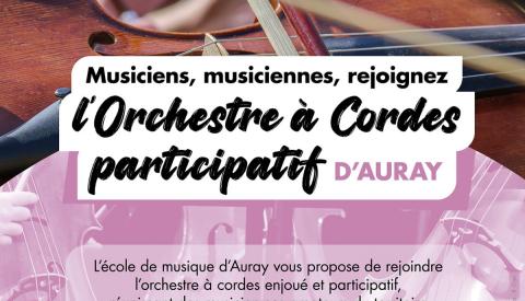 🎶Participez au 2e Orchestre à Cordes participatif d'Auray ! 🎶 