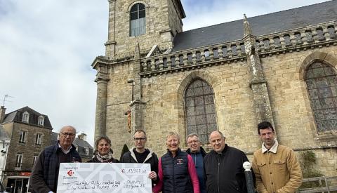 13 905€ récoltés pour la restauration du clocher de l'église St Gildas