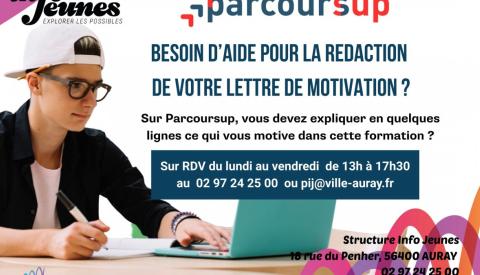 Parcours Sup : un atelier pour aider à rédiger sa lettre de motivation