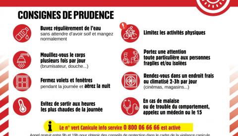 ⚠️ Vigilance Canicule  ⚠️