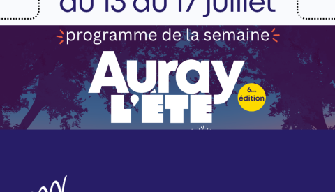 ☀️✨Auray l'été : du 13 juillet au 17 juillet