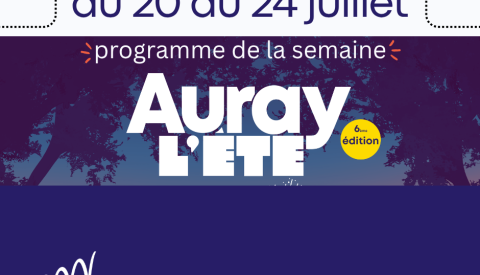 ☀️✨ Auray l'été : agenda du 20 au 24 juillet