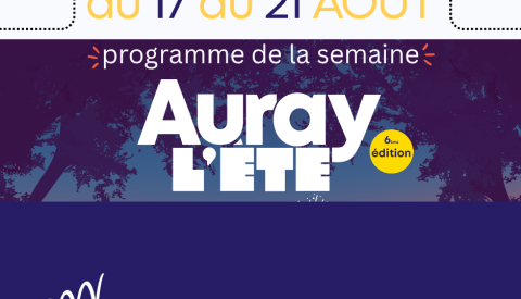 ☀️✨ Auray l'été : du 17 au 21 août