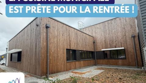 La cuisine municipale est prête pour la rentrée 🍽️