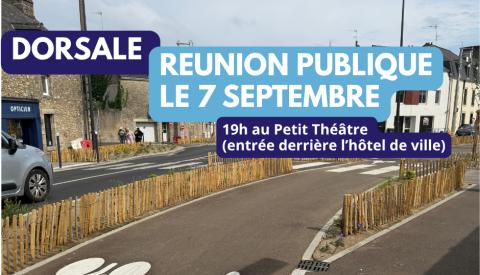 🚧Dorsale : une réunion publique ce lundi 7 septembre 🚧