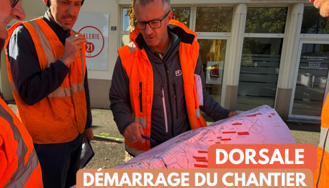 🚧 Dorsale : reprise des travaux lundi 21 septembre 🚧