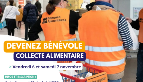 📢 Devenez bénévole pour la collecte de la Banque Alimentaire