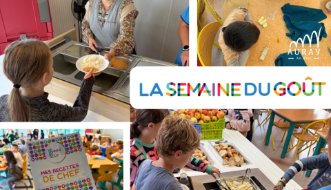 🍽️ Cette semaine à la cantine : le goût à l’honneur !