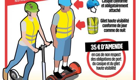 ⚠️🛴 Trottinettes électriques et EDPM* : les règles évoluent !