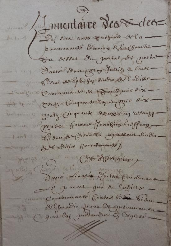 Les archives publiques du Moyen-Âge jusqu'en 1950