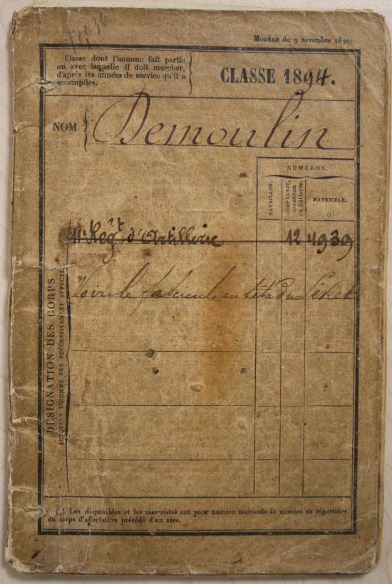 Son parcours militaire