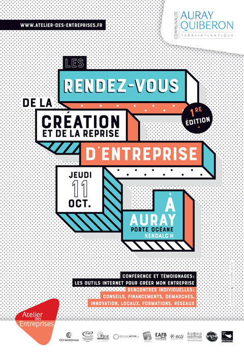 Les Rendez-vous de la création et de la reprise d'entreprise, l'affiche
