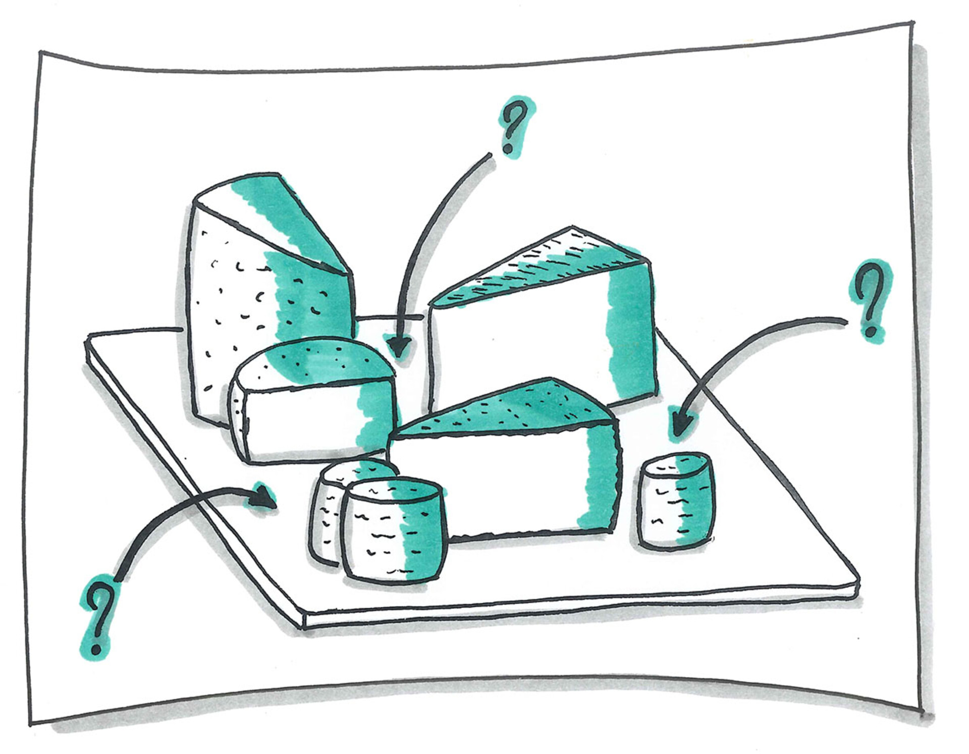 Auray : Illustration fromages Auray : Illustration fromages