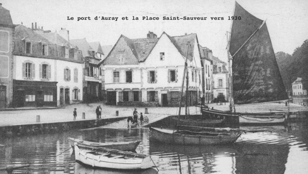 Le port de Saint-Goustan et la place Saint-Sauveur